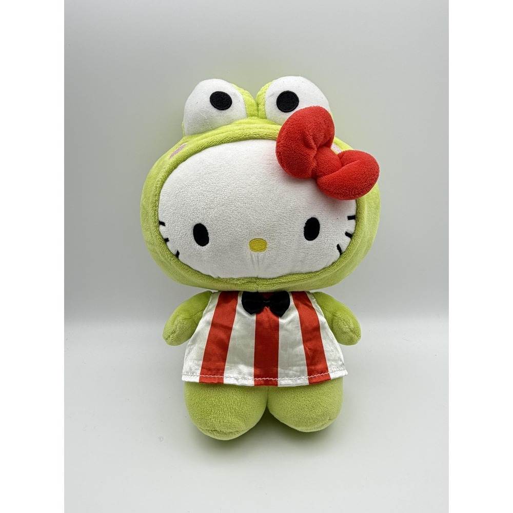 GUND Hello Kitty Keroppi Costume Plush Stuffed Toy Small Green Red Soft